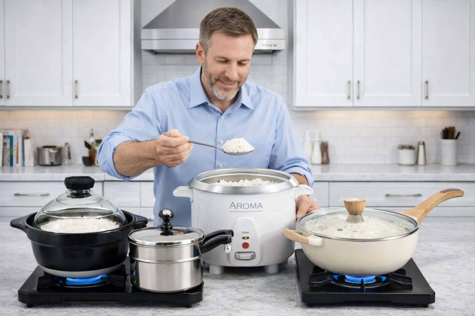 Calories Reduced By Refrigerating and Reheating Rice