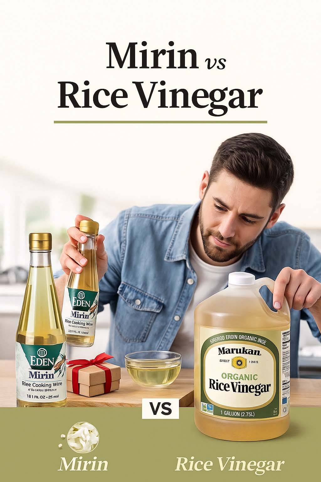 Mirin vs Rice Vinegar