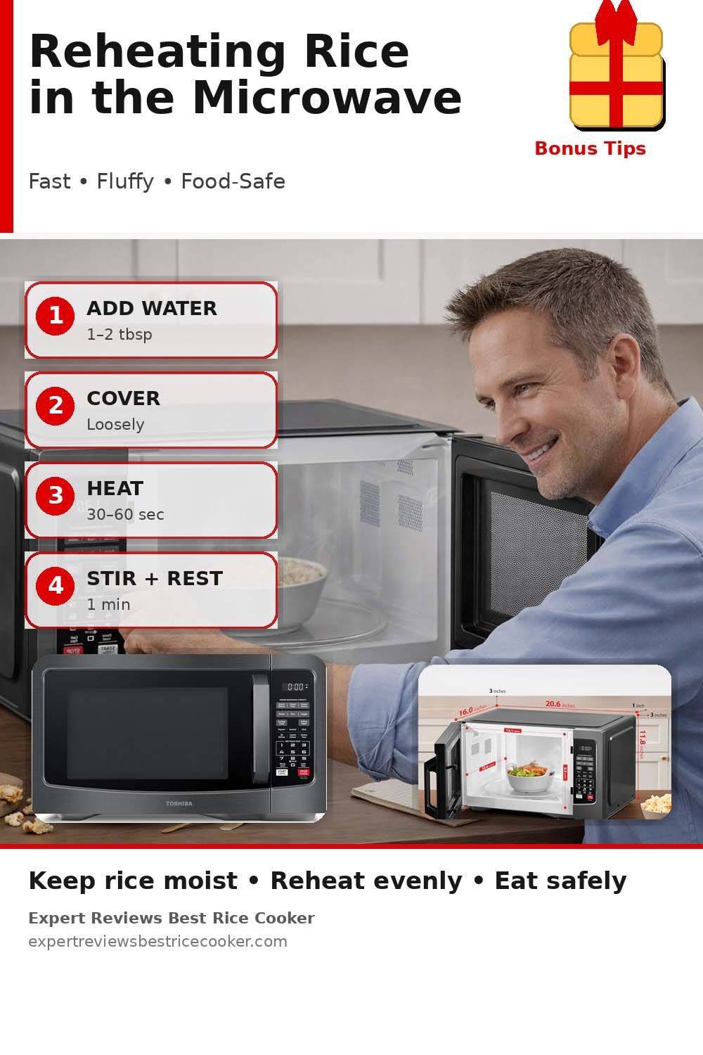 Reheating Rice in the Microwave