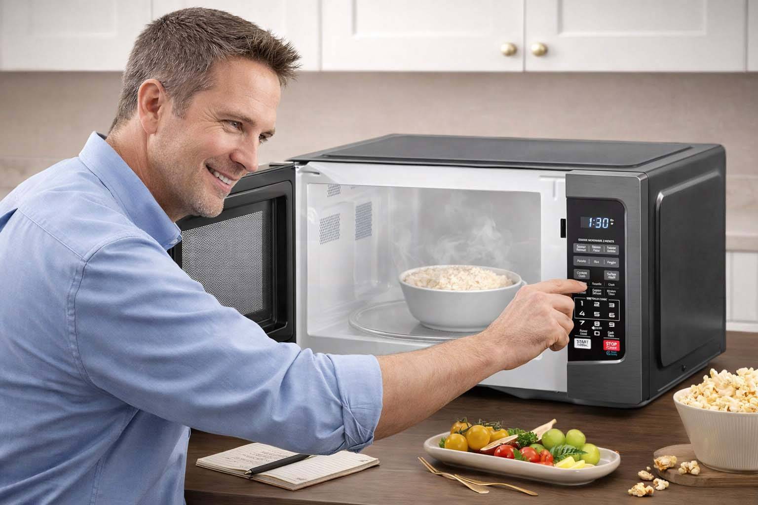 Reheating Rice in the Microwave