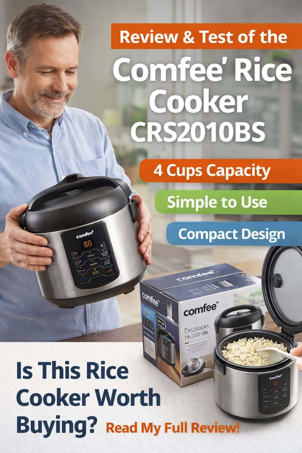 Comfee Rice Cooker Crs2010bs Review