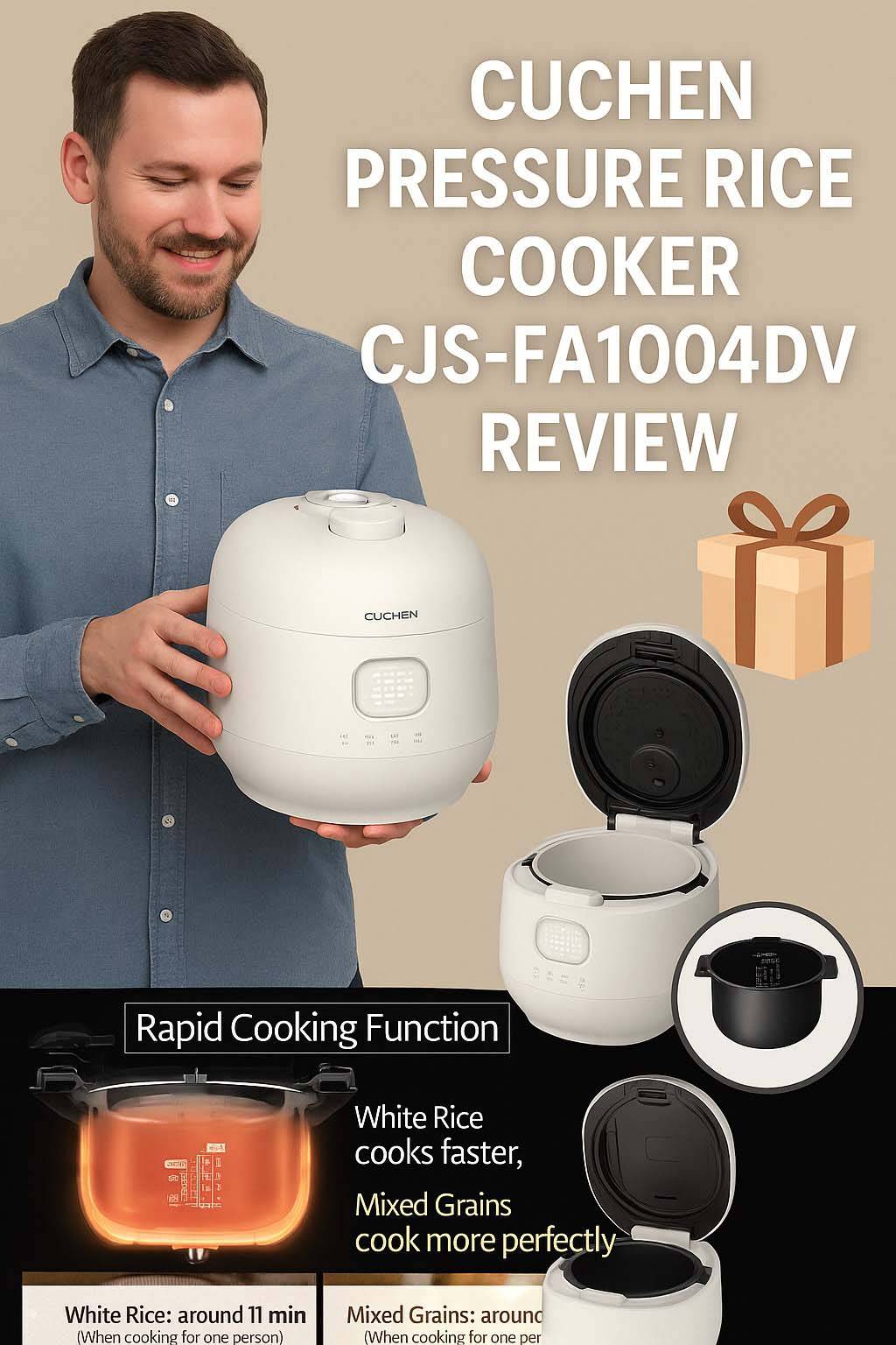 Cuchen Pressure Rice Cooker CJS-FA1004DV Review