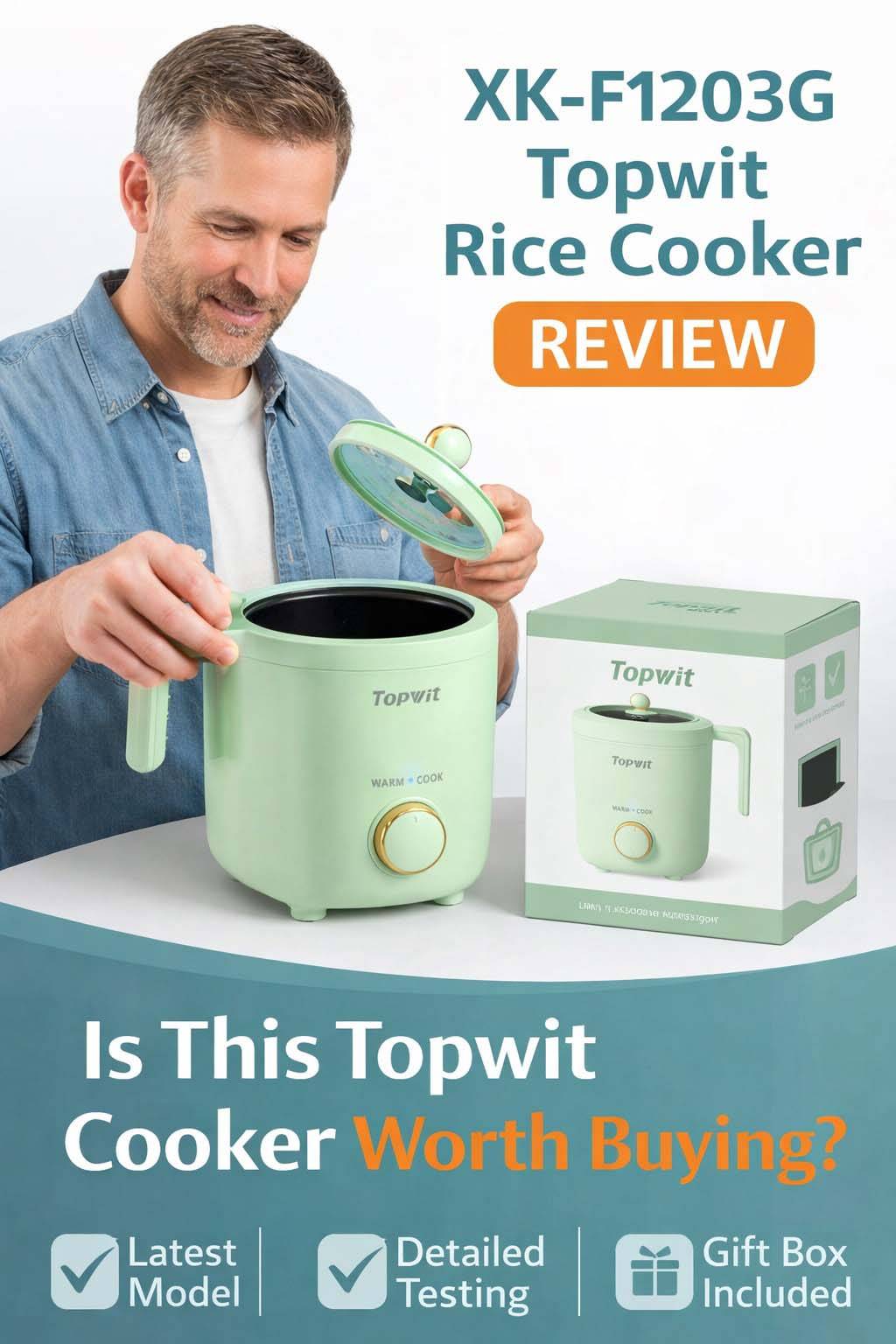 XK-F1203G Topwit Rice Cooker Review