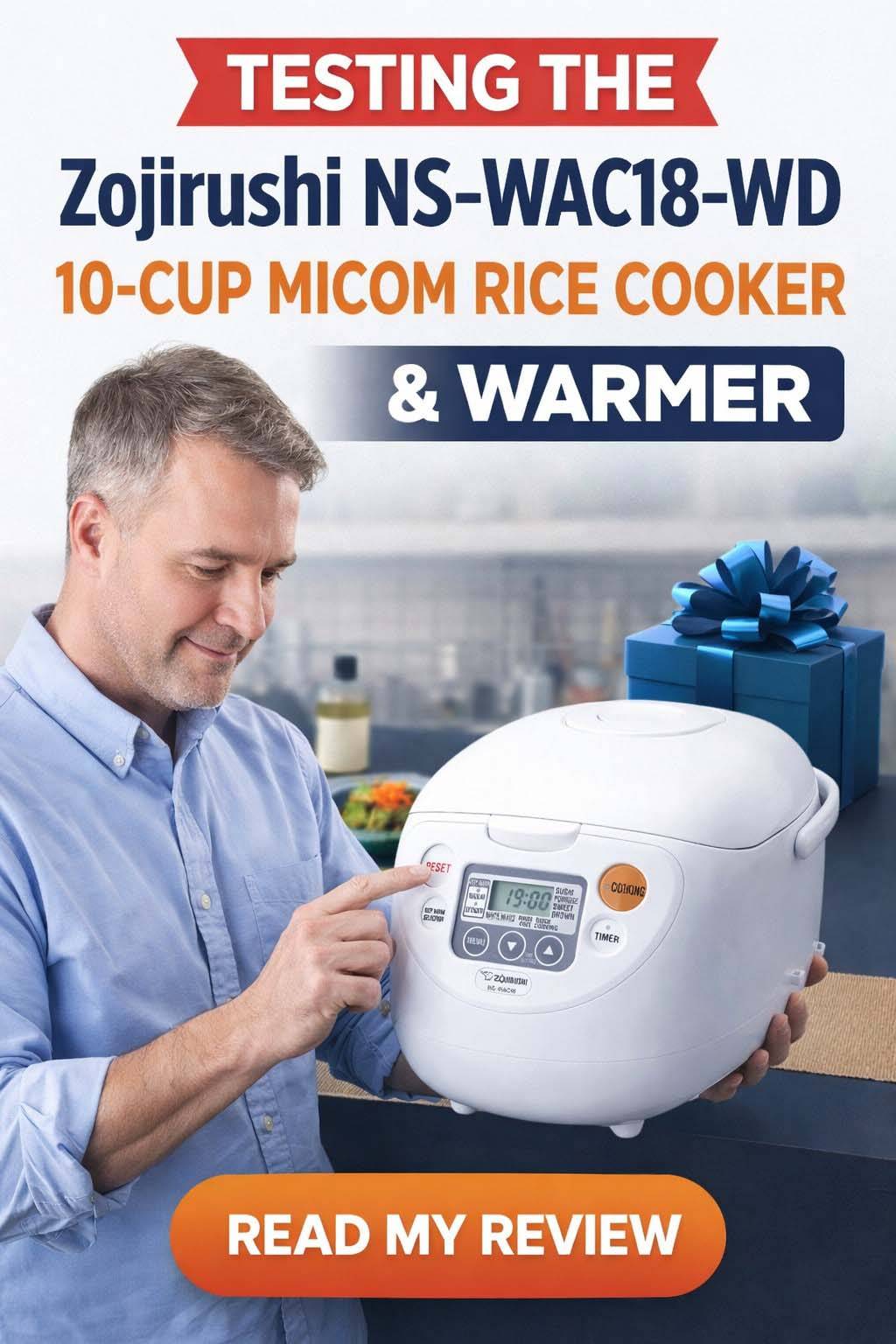 Zojirushi Ns-Wac18-Wd 10-Cup (Uncooked) Micom Rice Cooker And Warmer