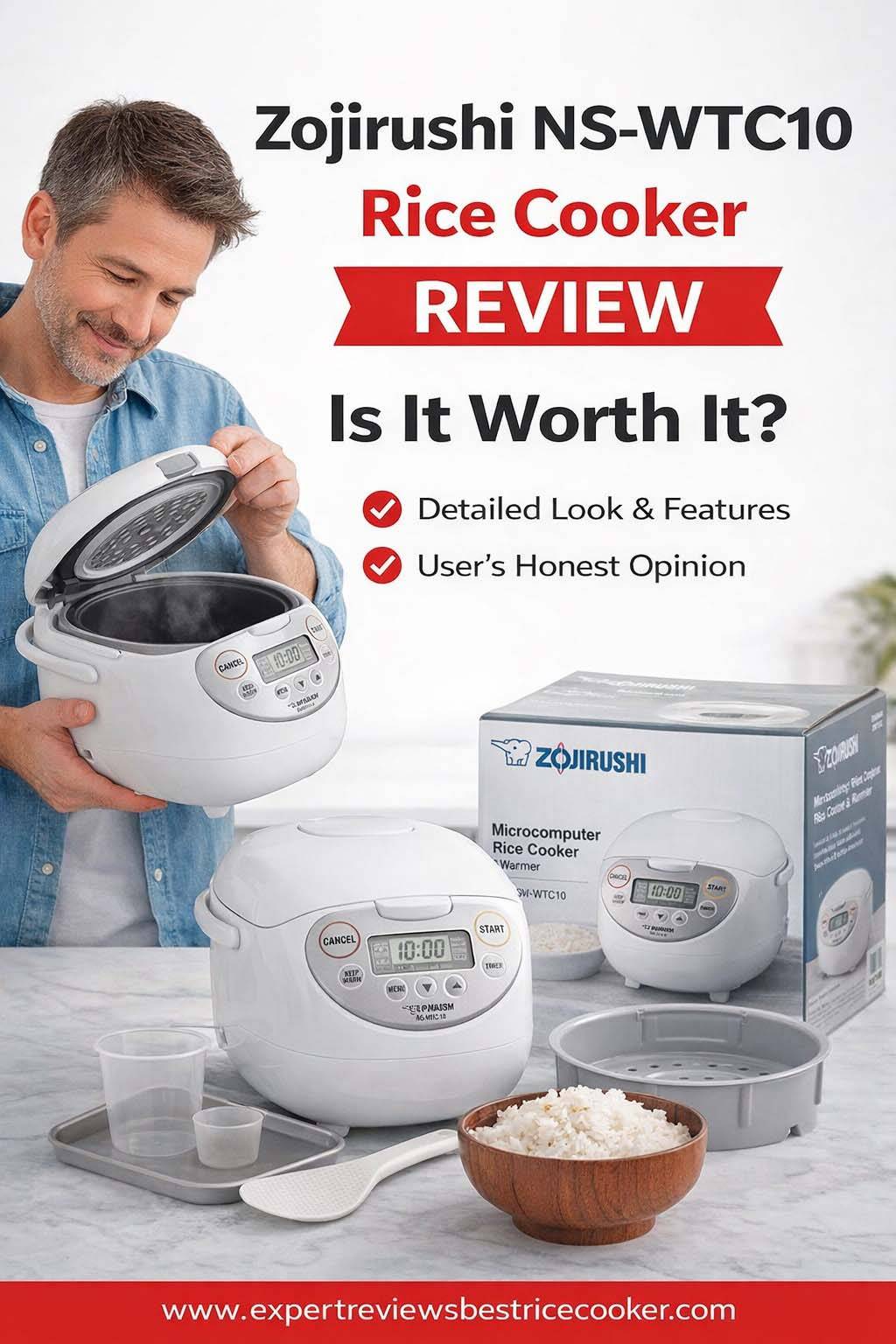 Zojirushi Ns-Wtc10 Rice Cooker Review