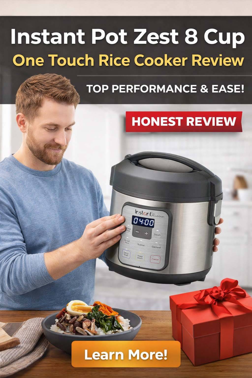 Instant Pot Zest 8 Cup One Touch Rice Cooker Review