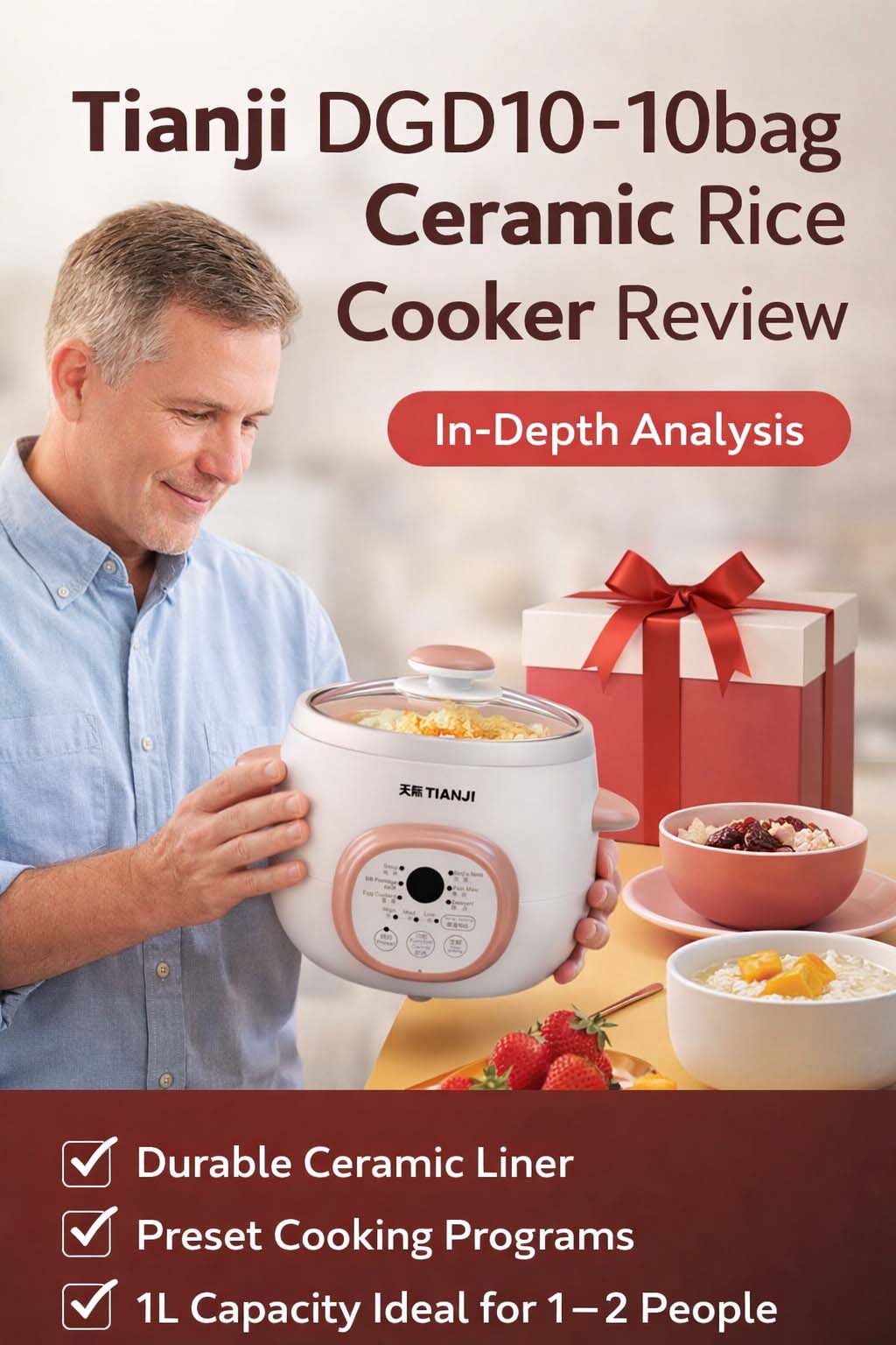 Tianji Dgd10-10bag Ceramic Rice Cooker Review