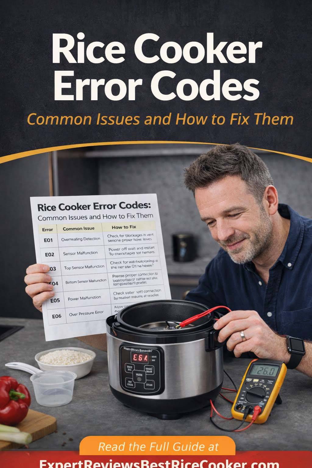 Rice Cooker Error Codes