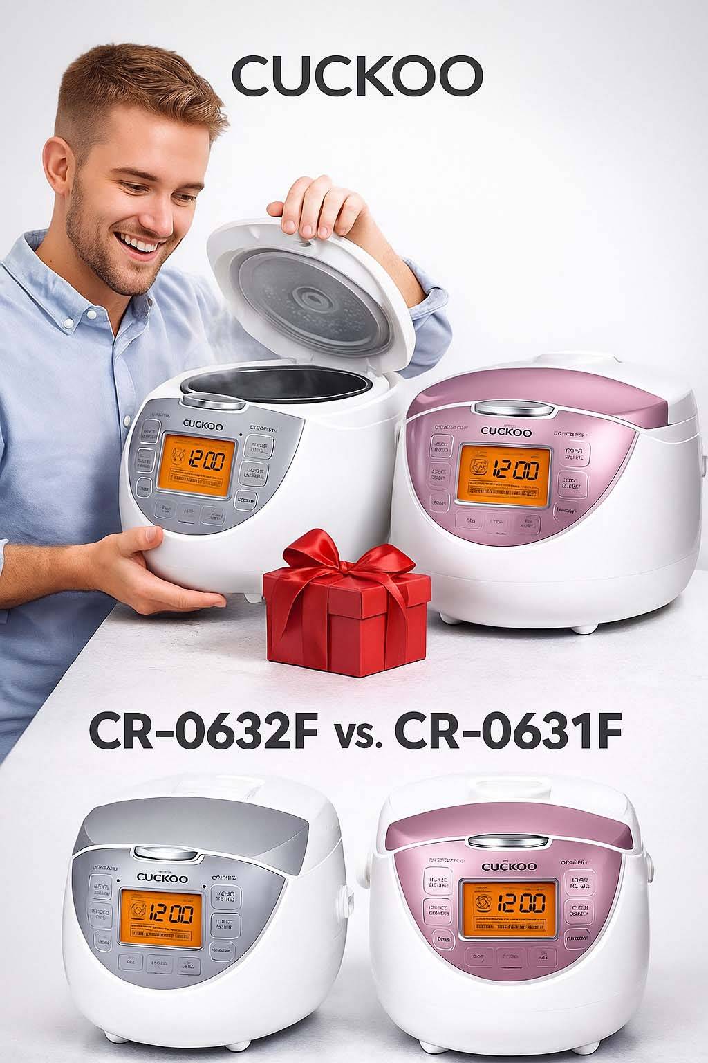 Cuckoo CR-0632F vs CR-0631F
