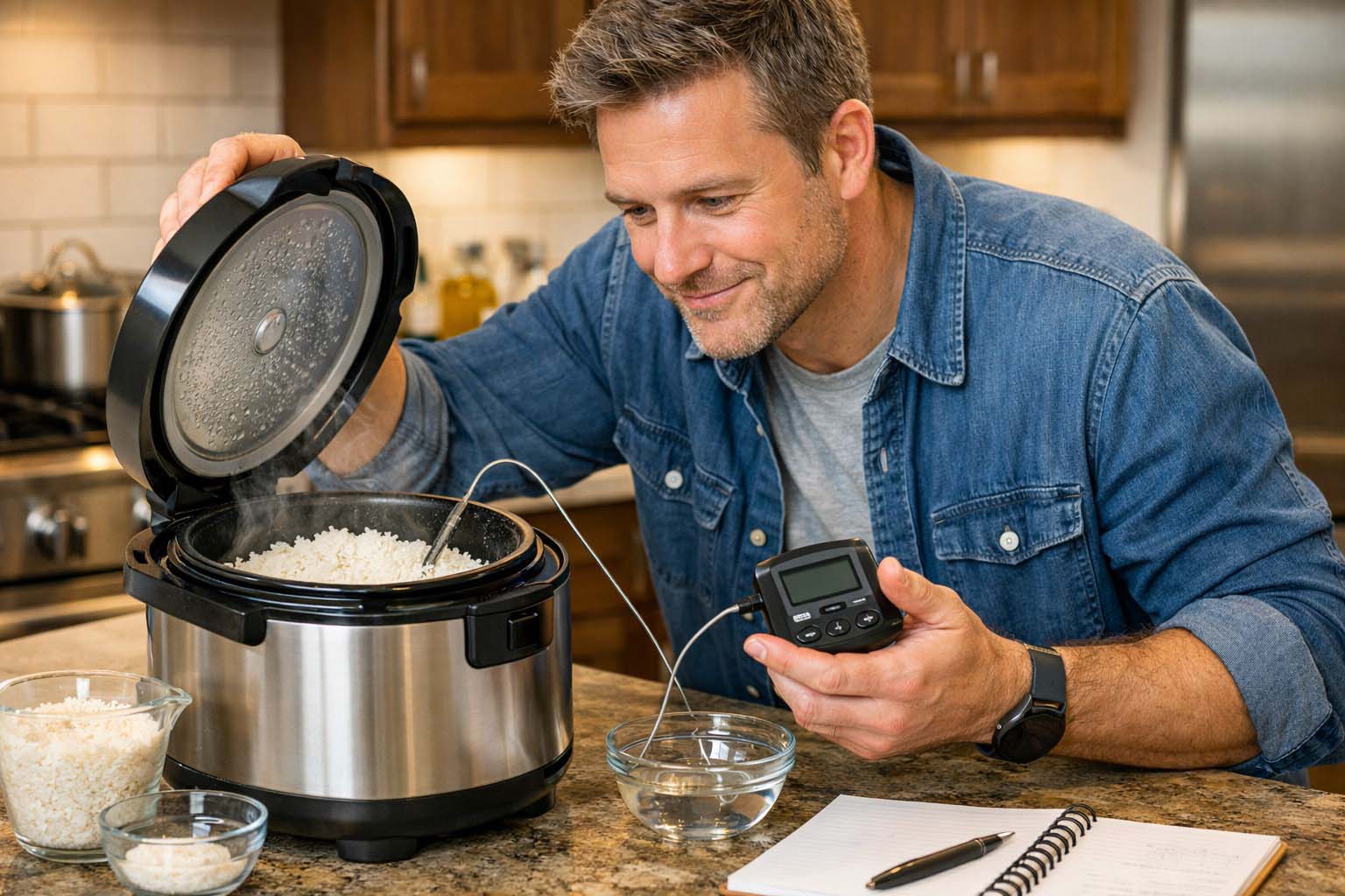 Boiling Rice Time
