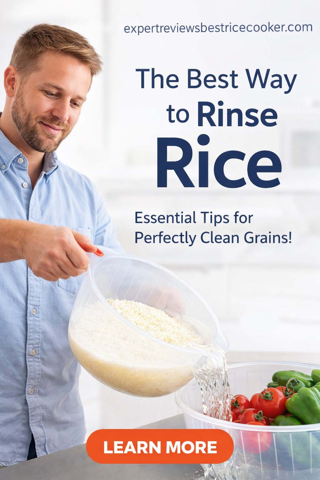 Rinsing Rice