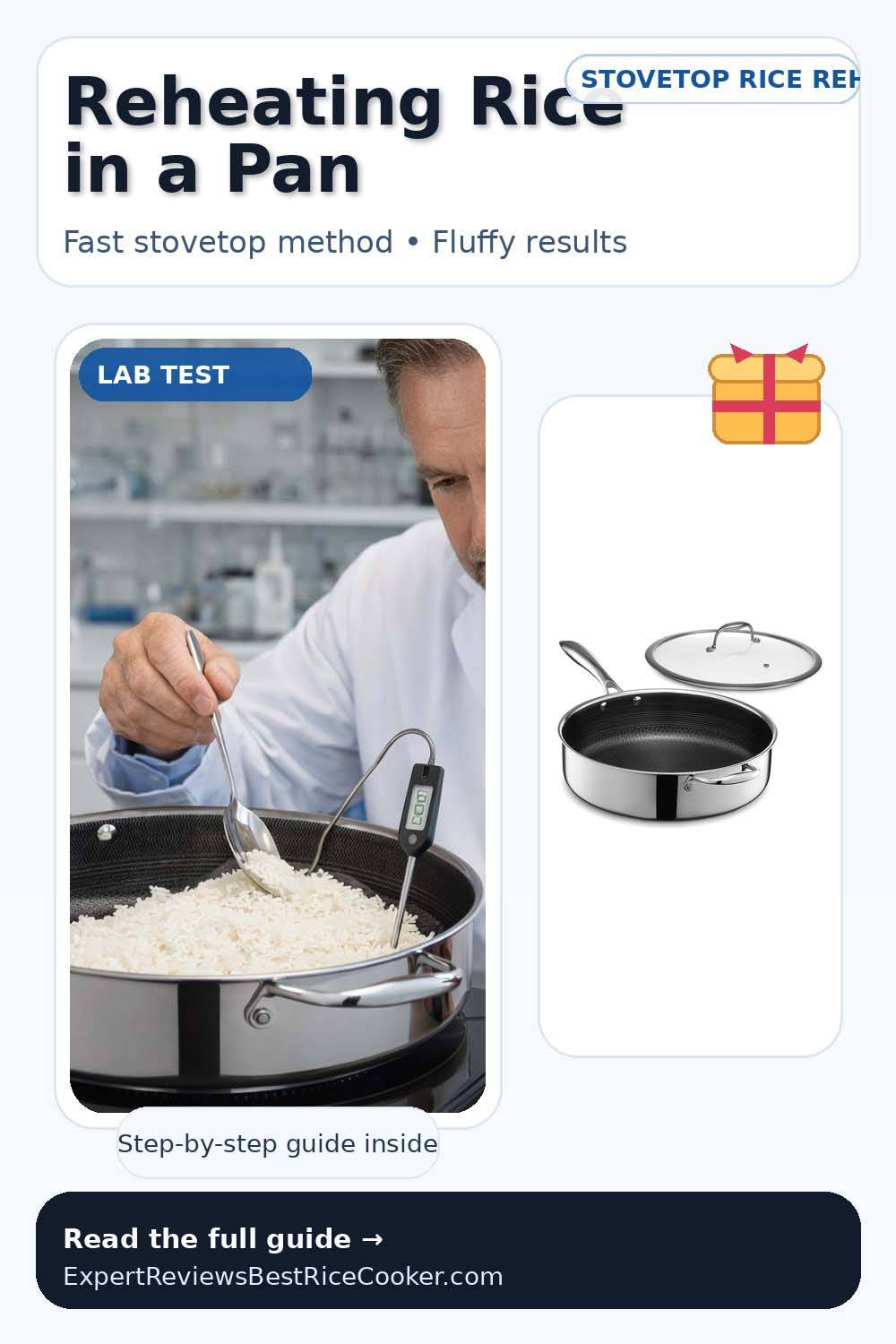 Reheating Rice in Pan