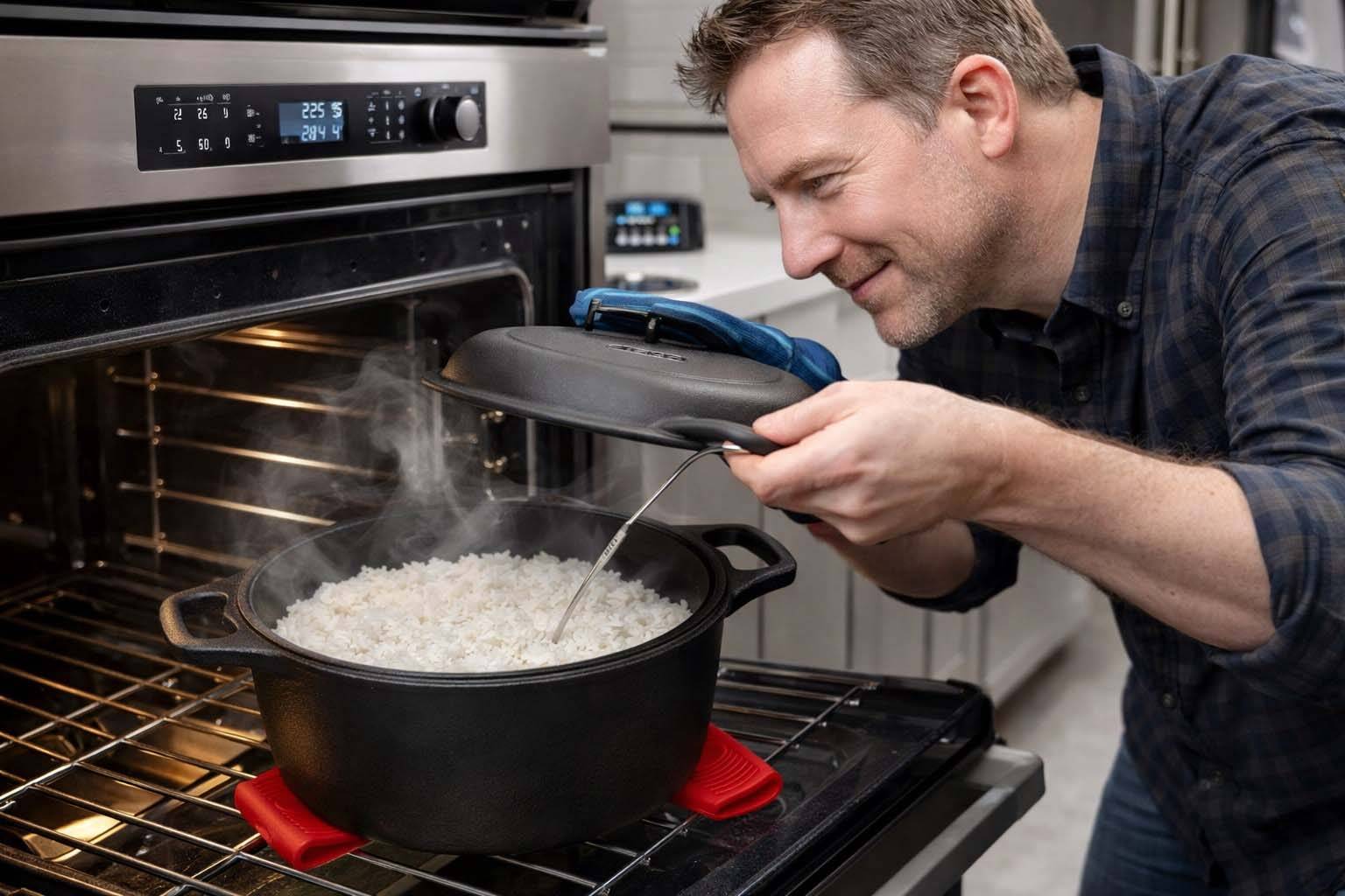 Reheating Rice in the Oven