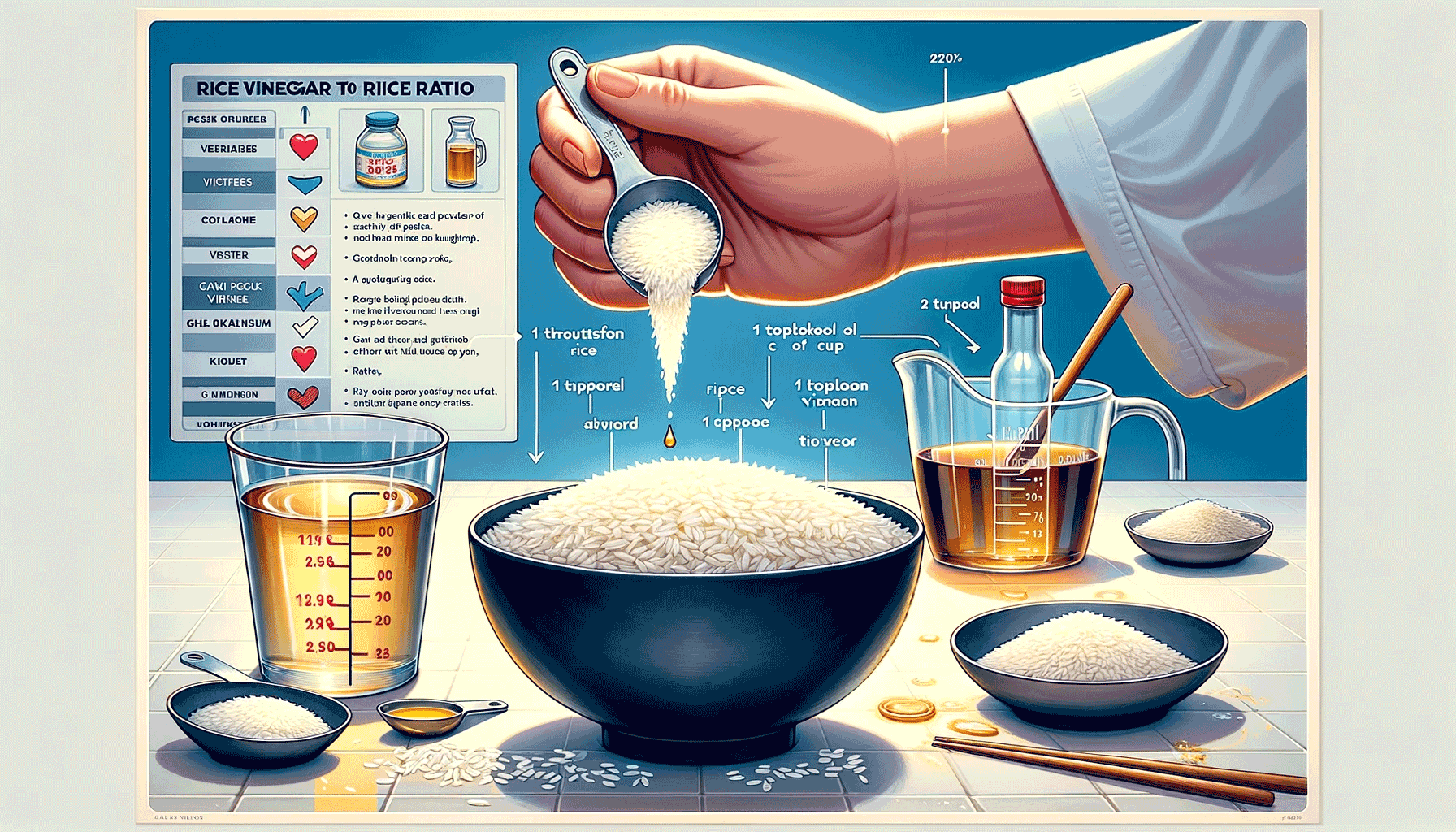 How Much Rice Vinegar Per Cup Of Rice?