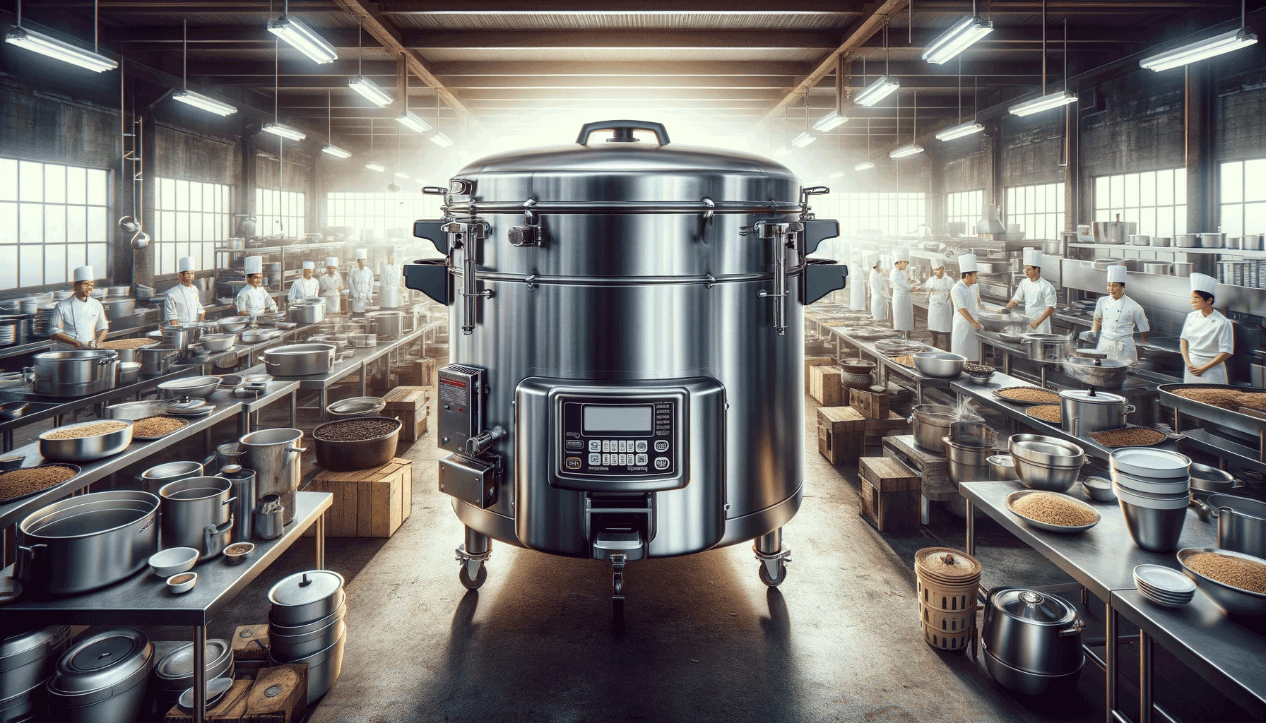 how to assemble commercial rice cooker