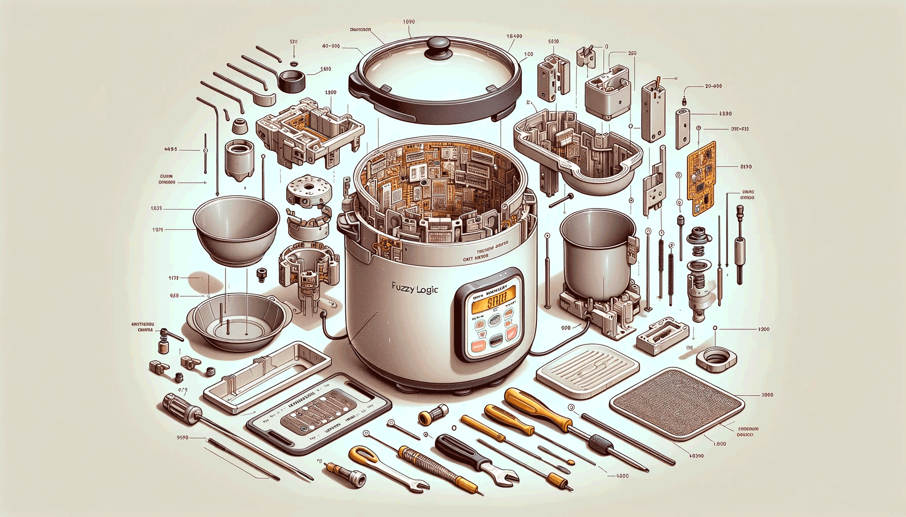 how to assemble fuzzy logic rice cooker