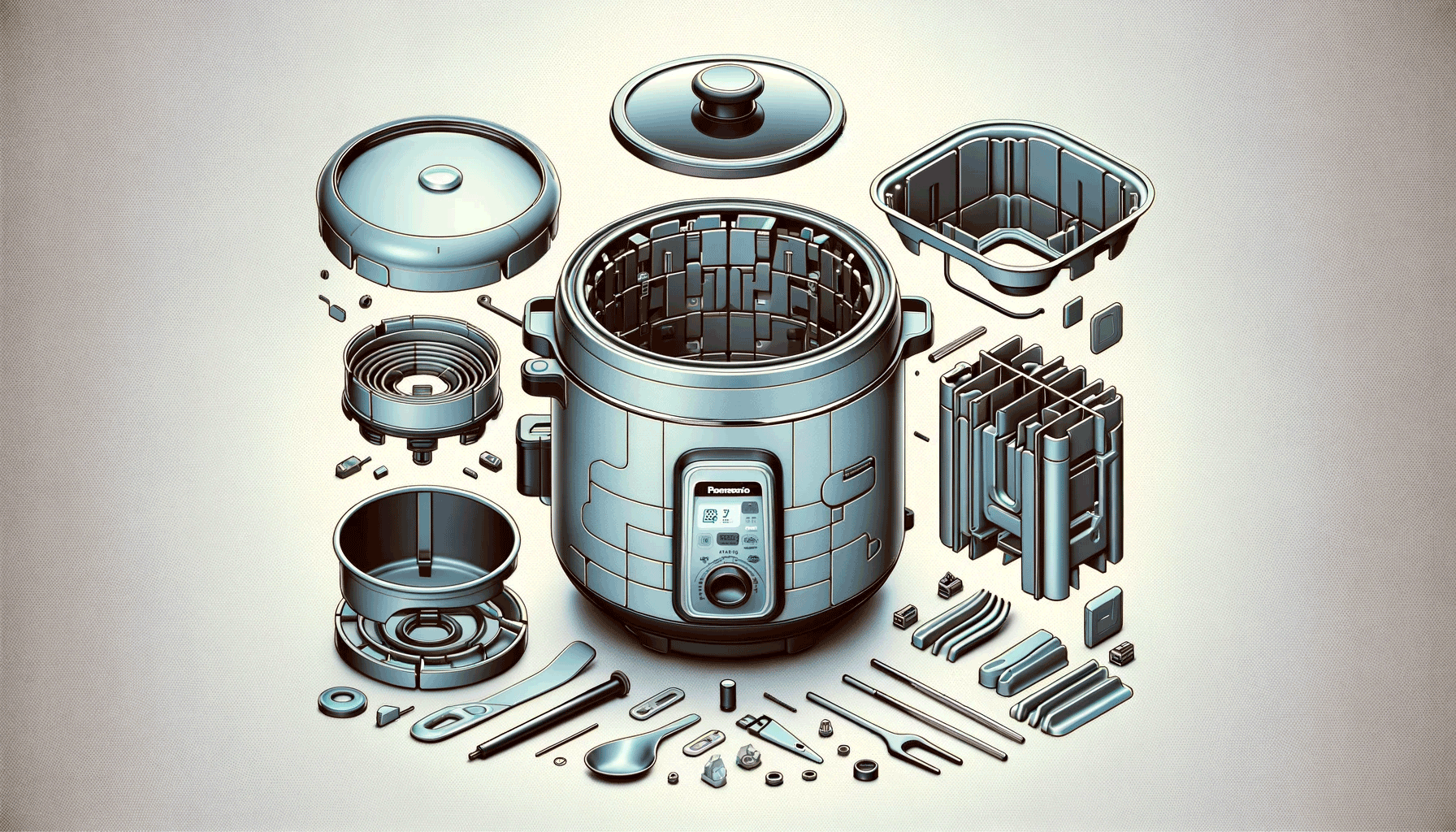how to assemble panasonic rice cooker
