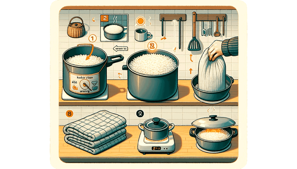 how to keep rice warm