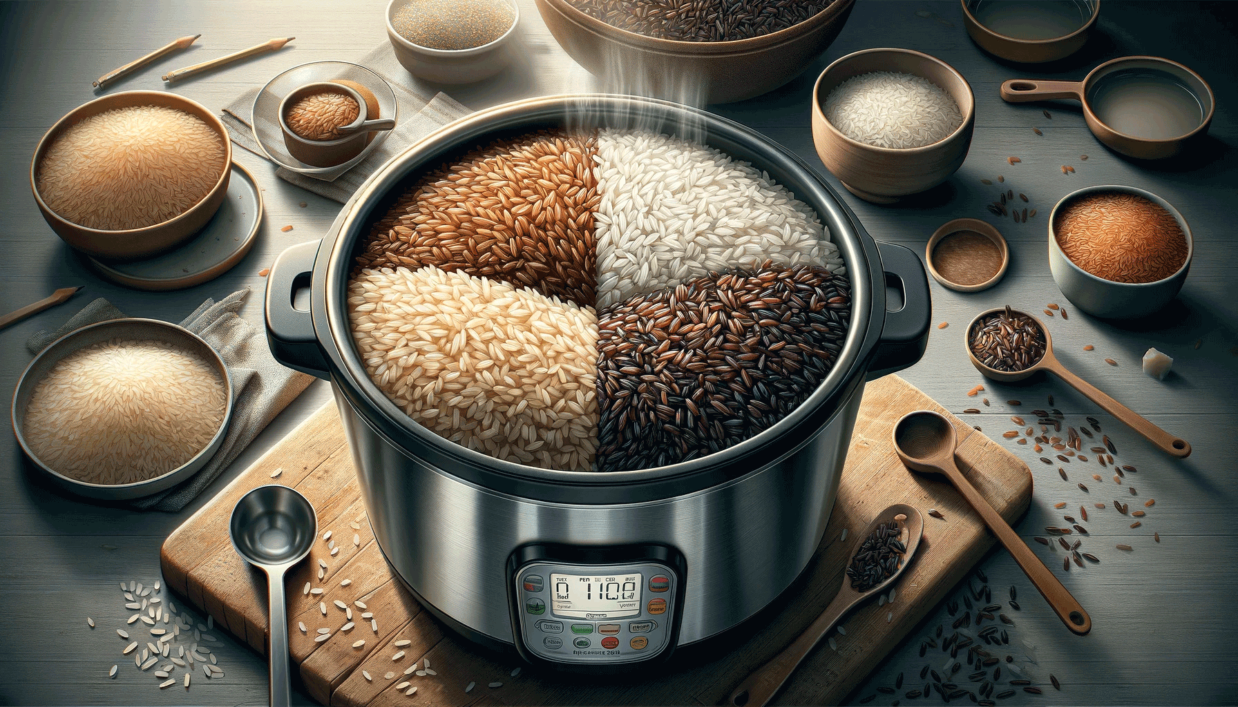 Can You Mix Brown And White Rice In Rice Cooker?