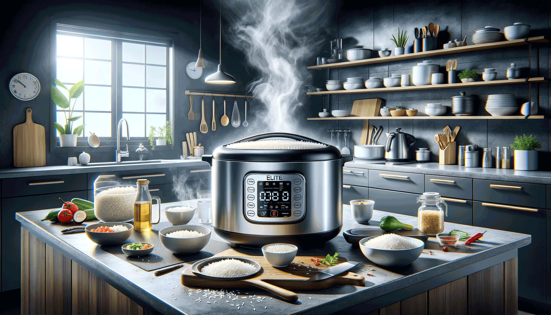 how to use an elite rice cooker
