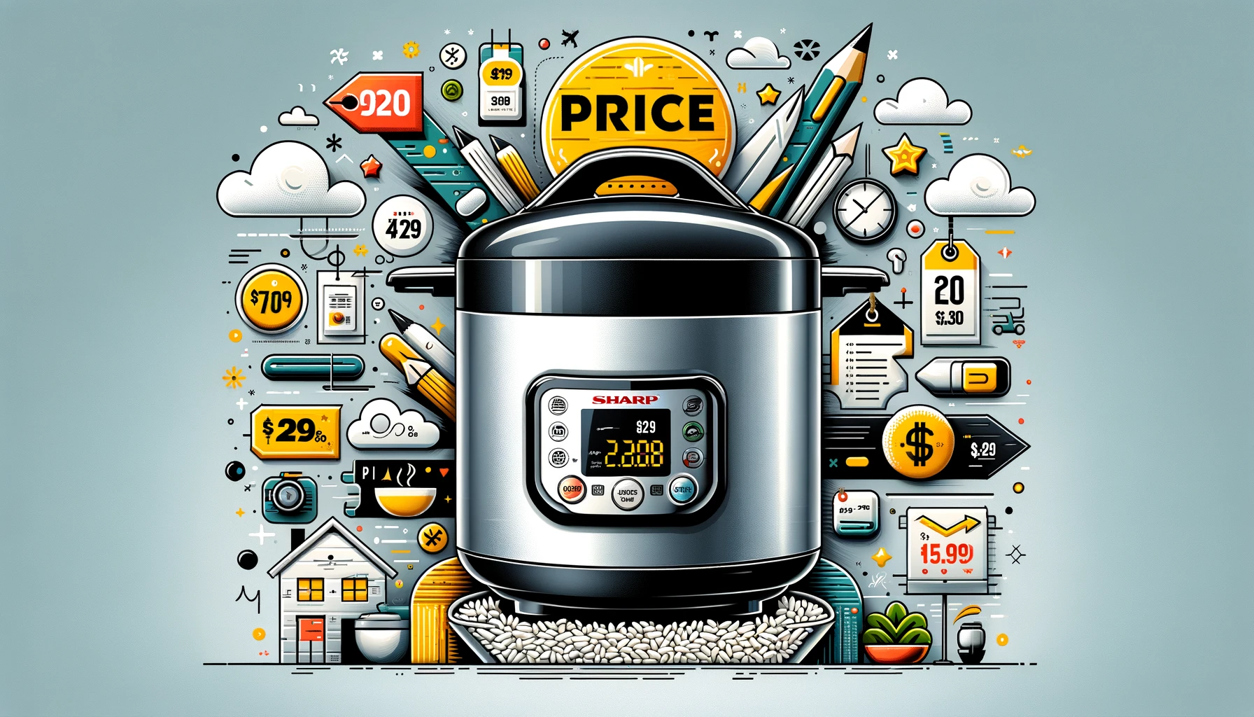 sharp rice cooker price