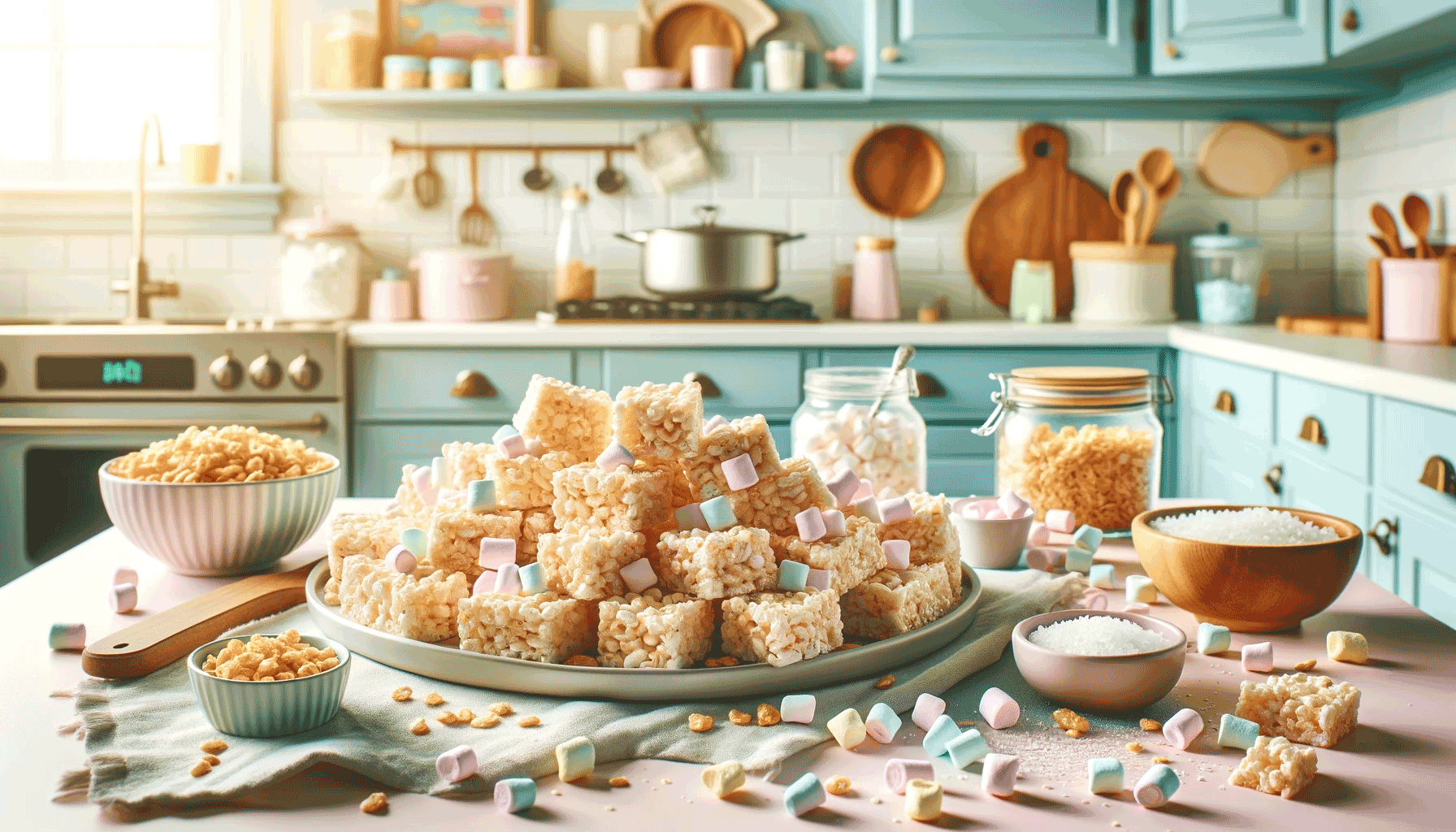 sweet and salty rice krispie treats