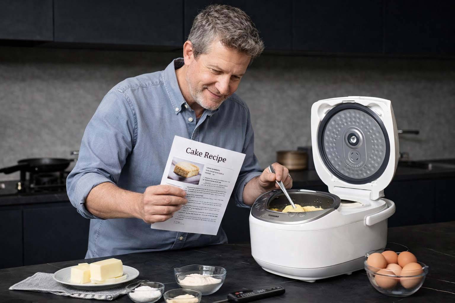 Japanese Rice Cooker Cake Recipe