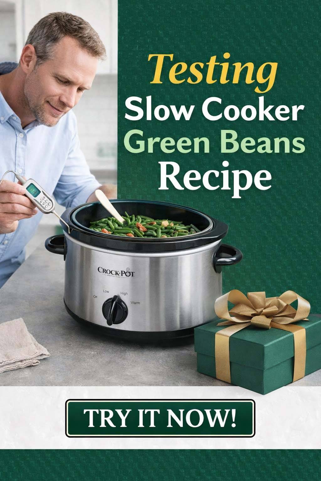 Slow Cooker Green Beans Recipe