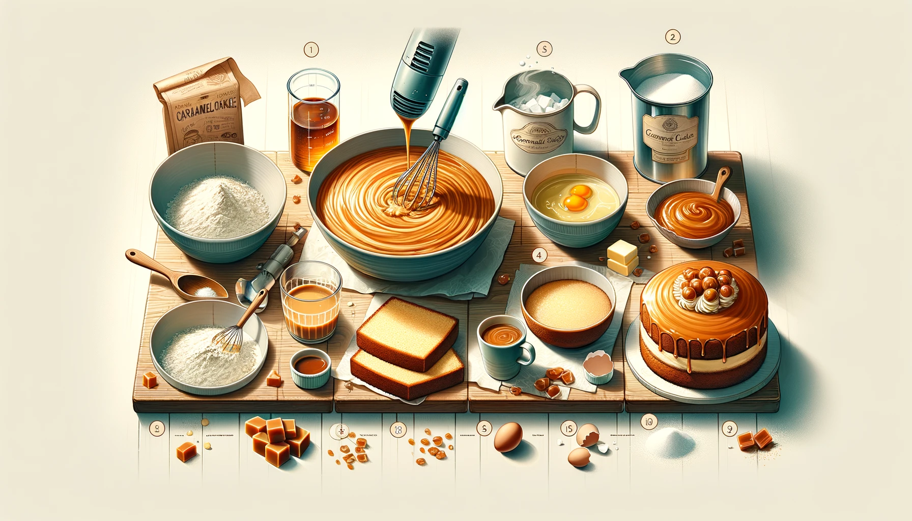 caramel cake recipe