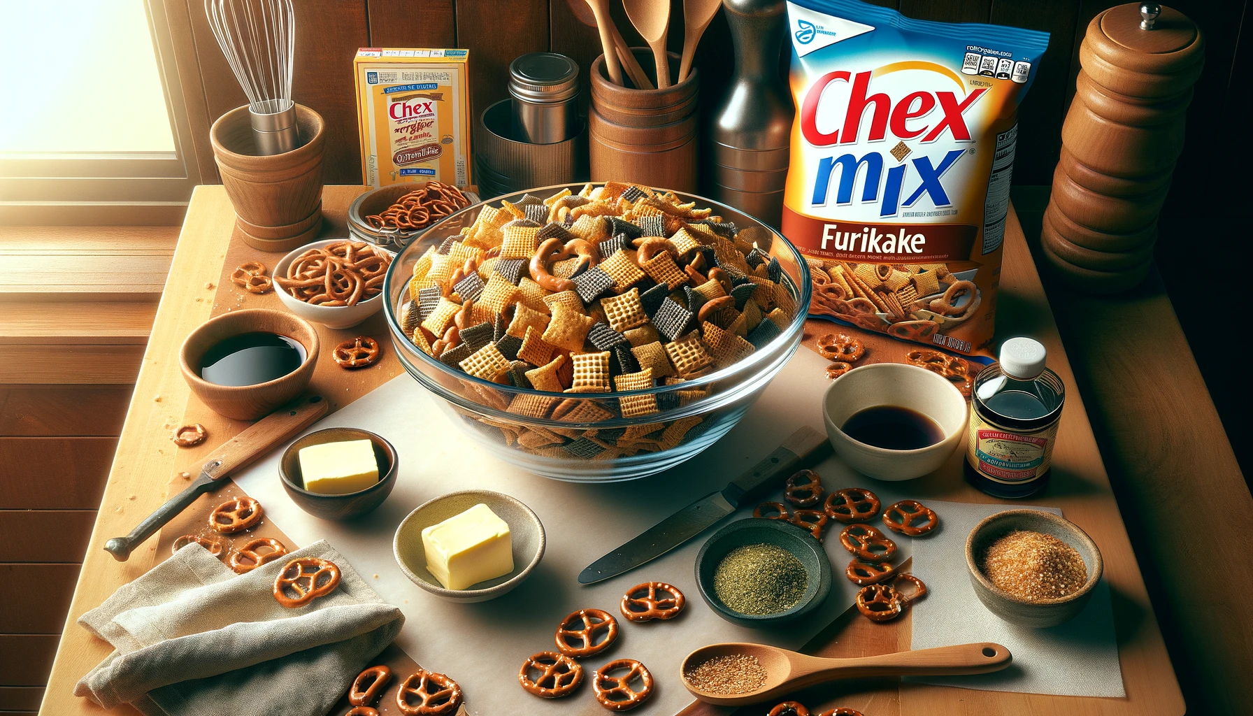 chex mix furikake recipes