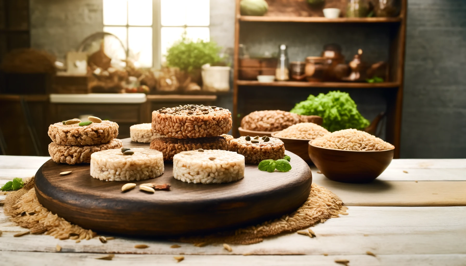 brown rice cake