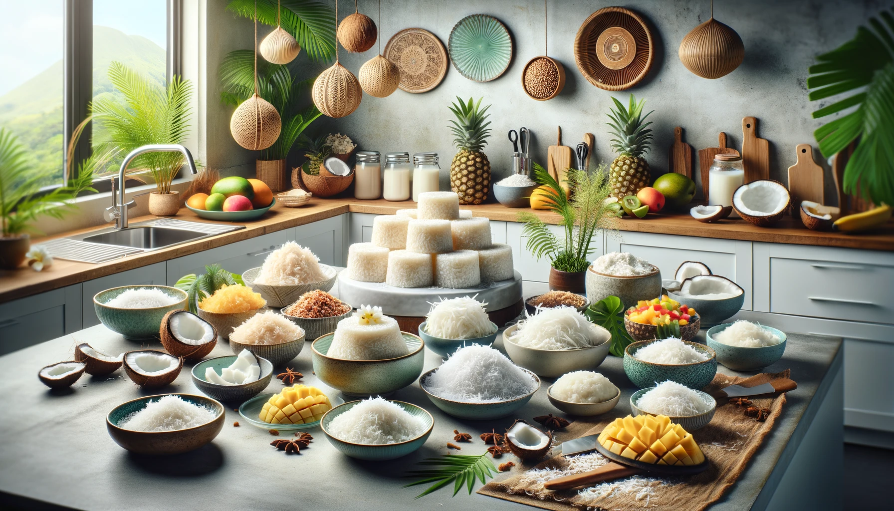 coconut rice cake