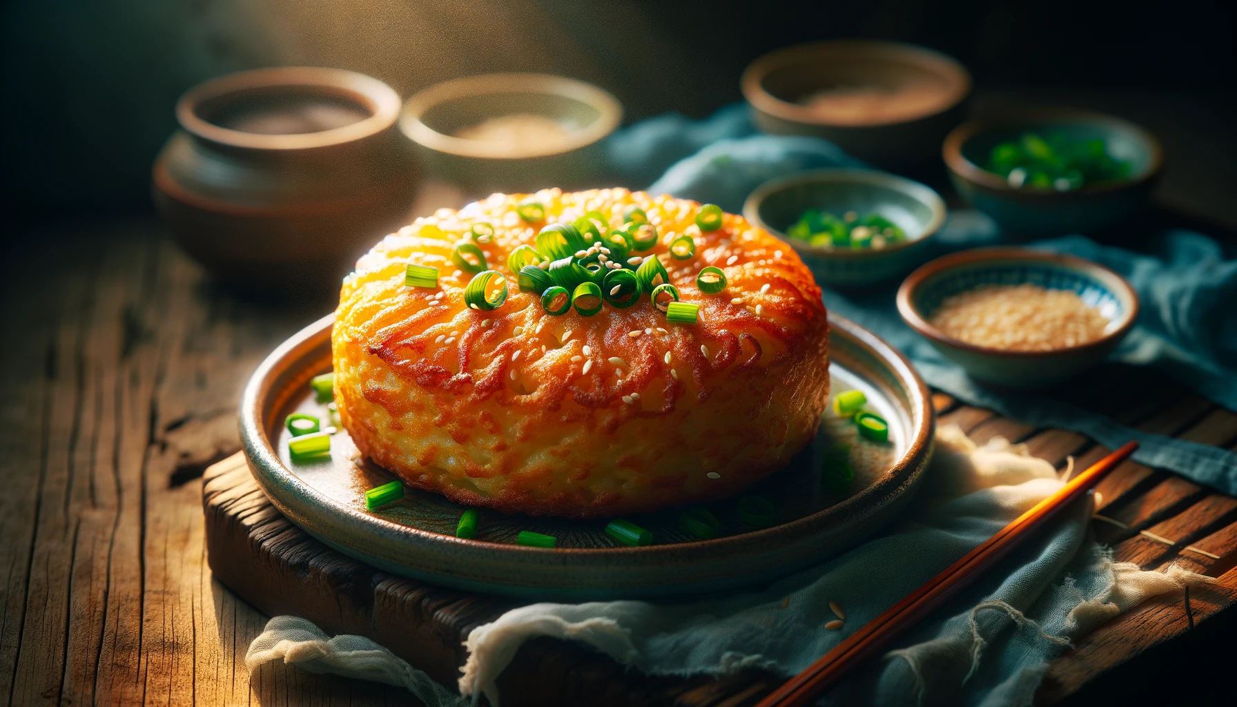 fried rice cake