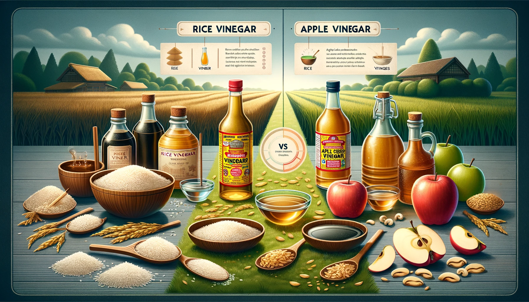 Rice Vinegar Vs Apple Cider Vinegar A Culinary Comparison