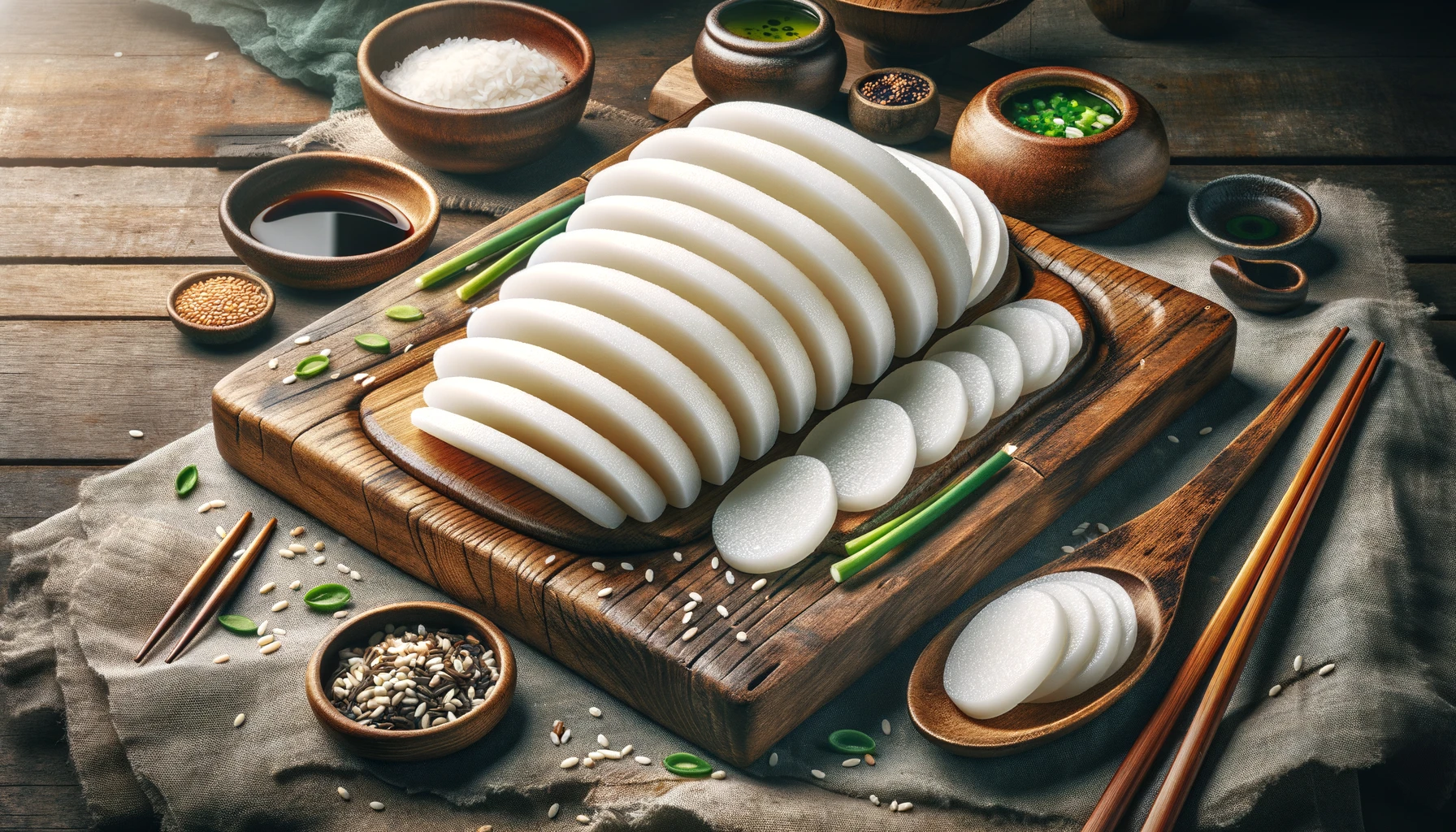 sliced korean rice cake recipe