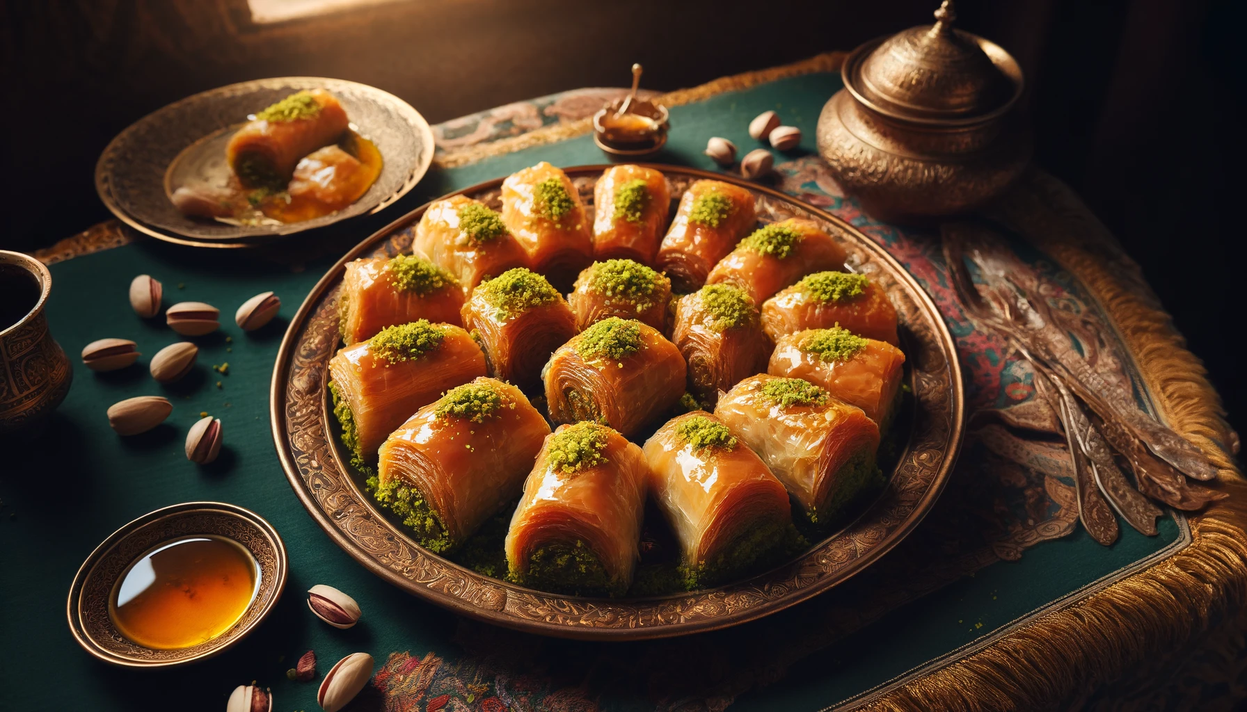 Turkish Pistachio Baklava Rolls Recipe: Authentic Taste