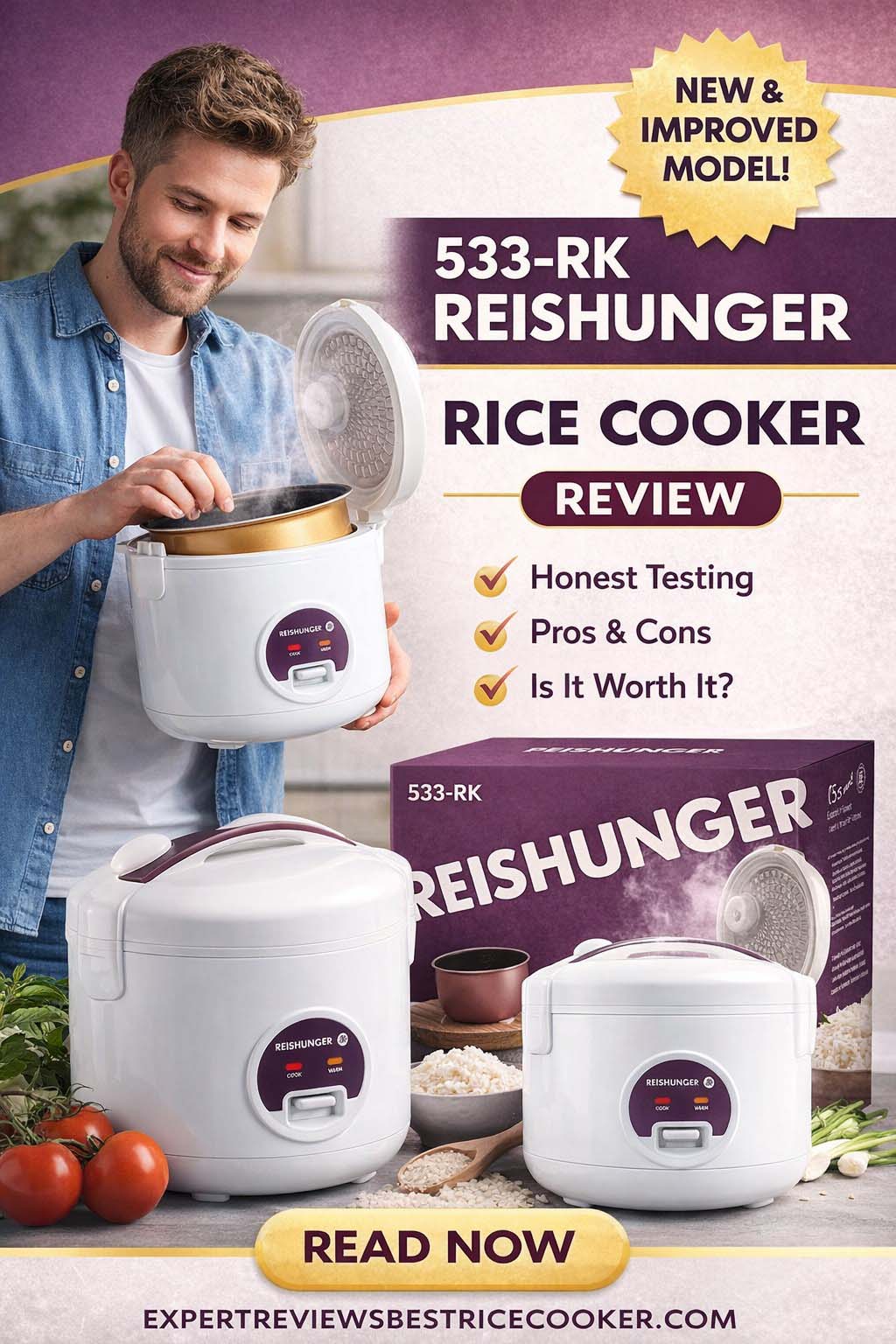 533-RK Reishunger Rice Cooker Review