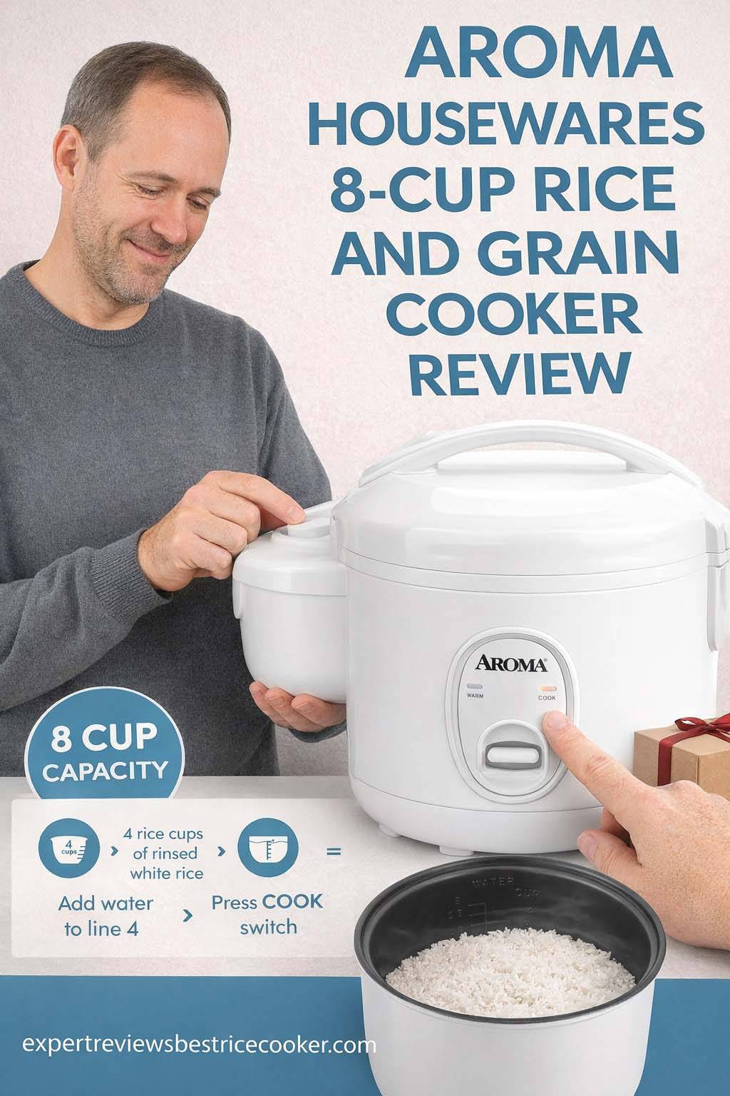Aroma Housewares 8-Cup Rice And Grain Cooker Review
