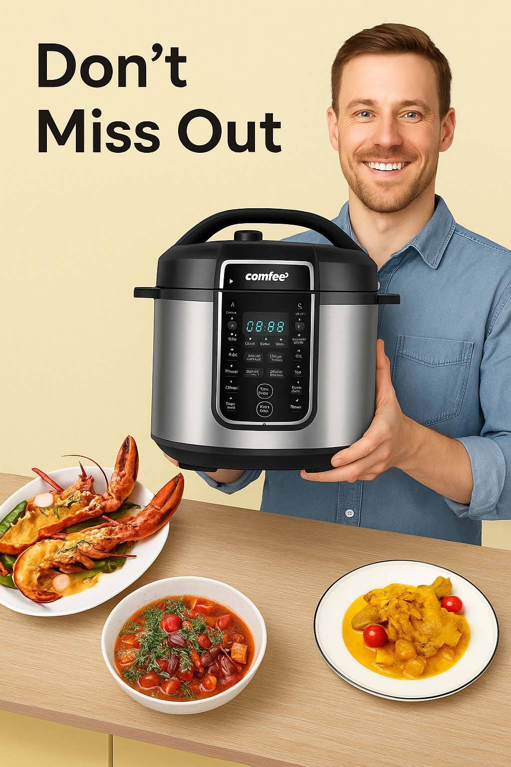 Comfee Rice Cooker CPC60D7ASB Review Comfee Rice Cooker CPC60D7ASB Review