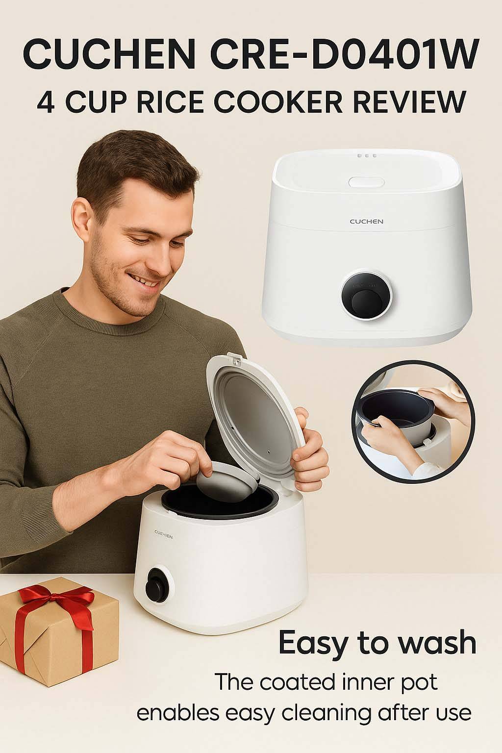 Cuchen CRE-D0401W 4 Cup Rice Cooker Review Cuchen CRE-D0401W 4 Cup Rice Cooker Review