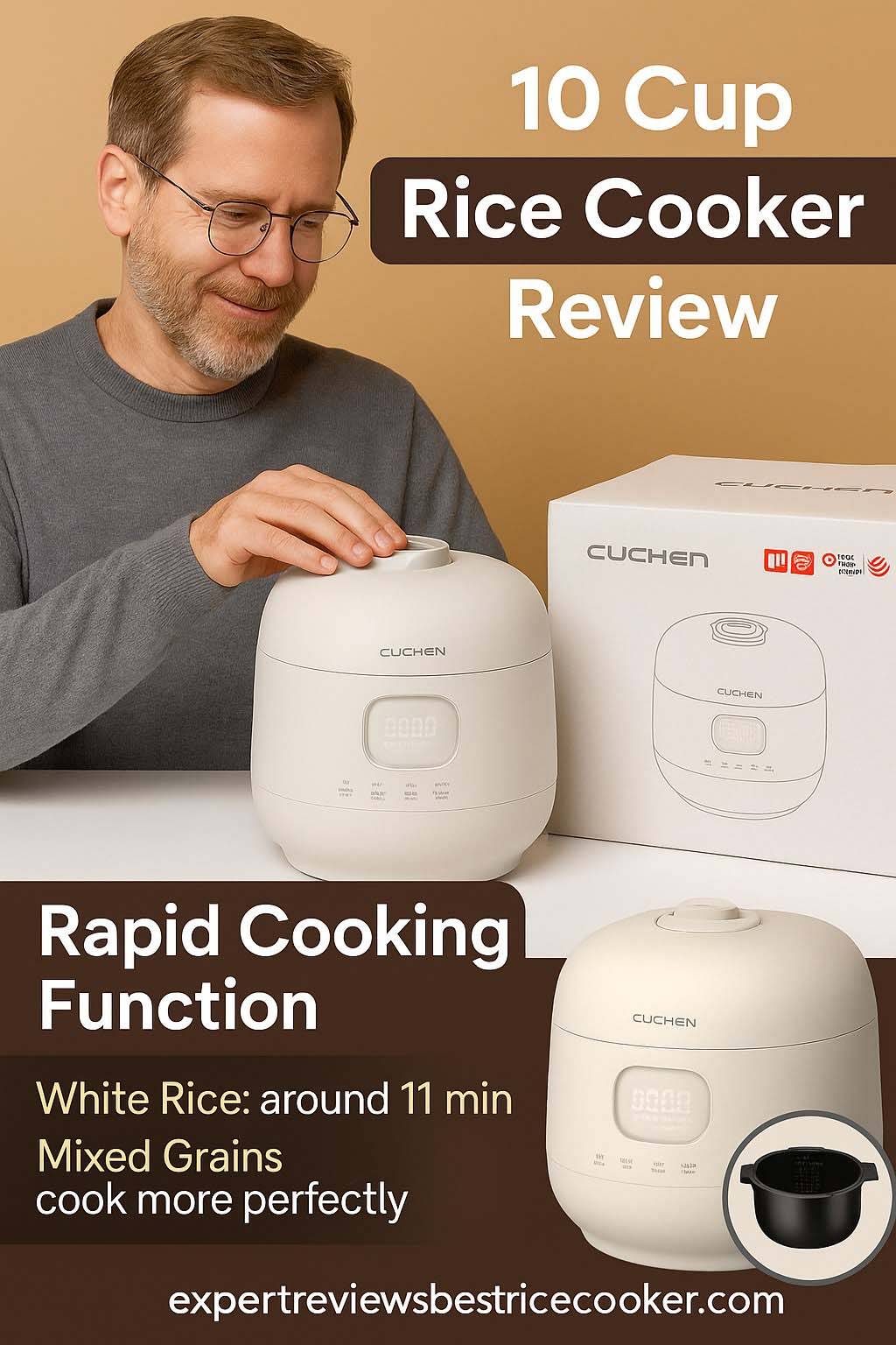 Cuchen CRH-TWK1040WUS 10 Cup Rice Cooker Review Cuchen CRH-TWK1040WUS 10 Cup Rice Cooker Review