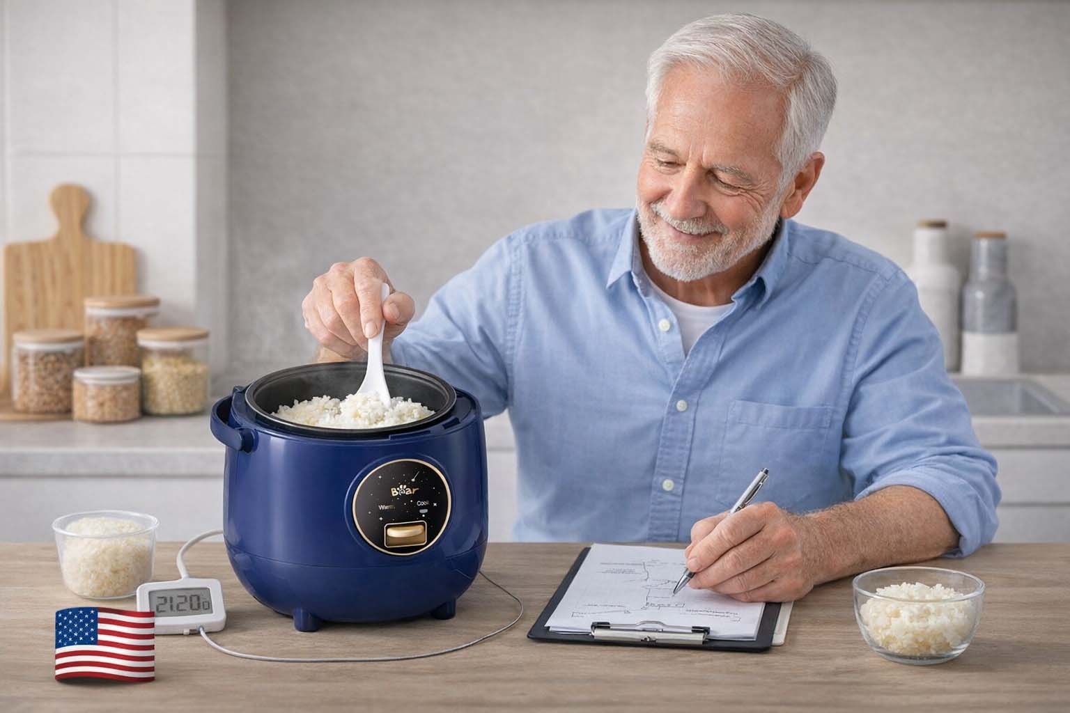 DFB-B12W1-BLUE Bear Mini Rice Cooker Review