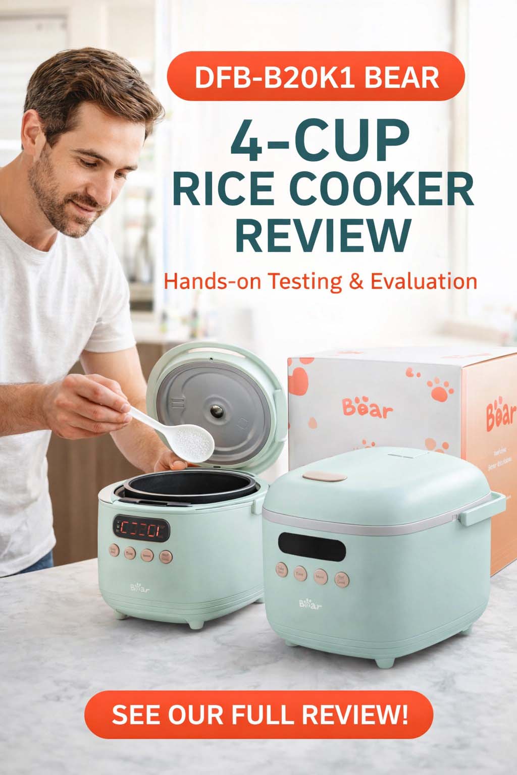 DFB-B20K1 Bear Rice Cooker 4 Cups Review