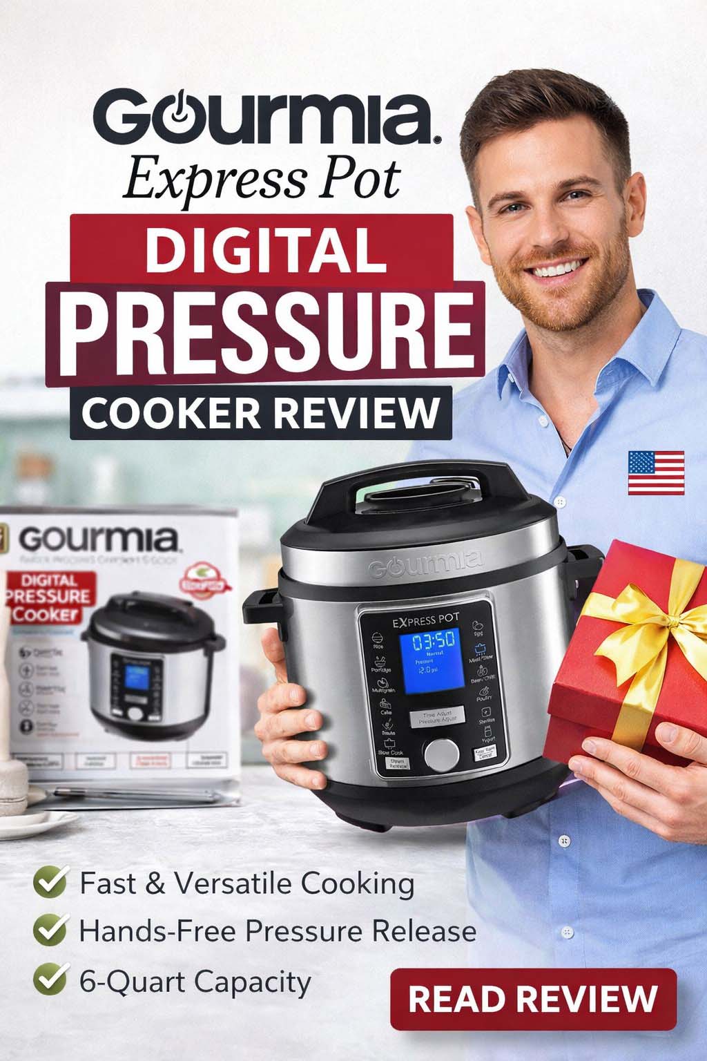 Gourmia Model:GPC965 Digital Multi-Functional Pressure Cooker Review