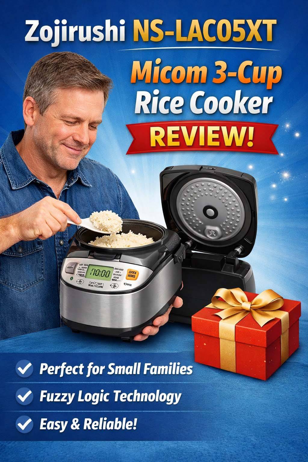 Zojirushi NS-LAC05XT Micom 3-Cup Rice Cooker Review