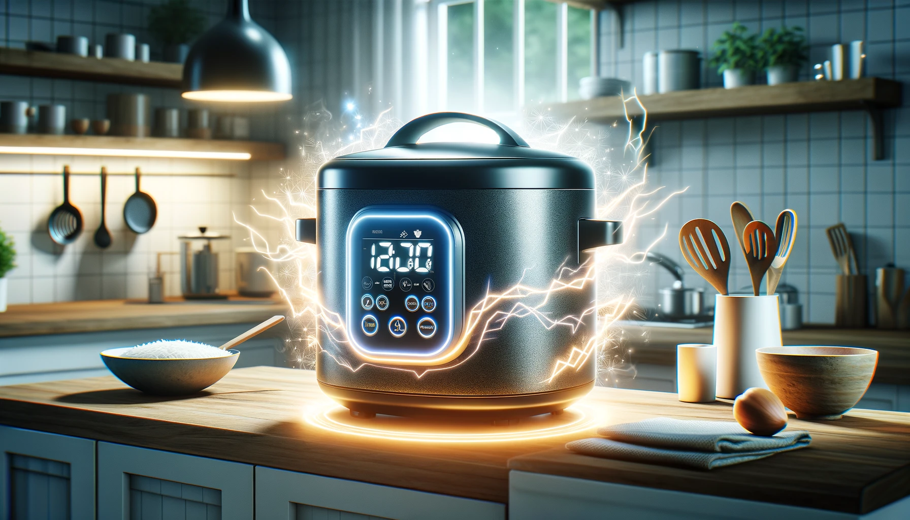 how many watts does a rice cooker use
