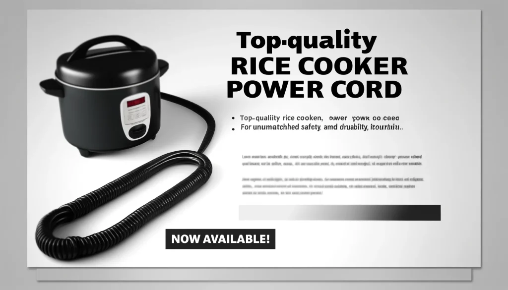 rice cooker power cord for sales