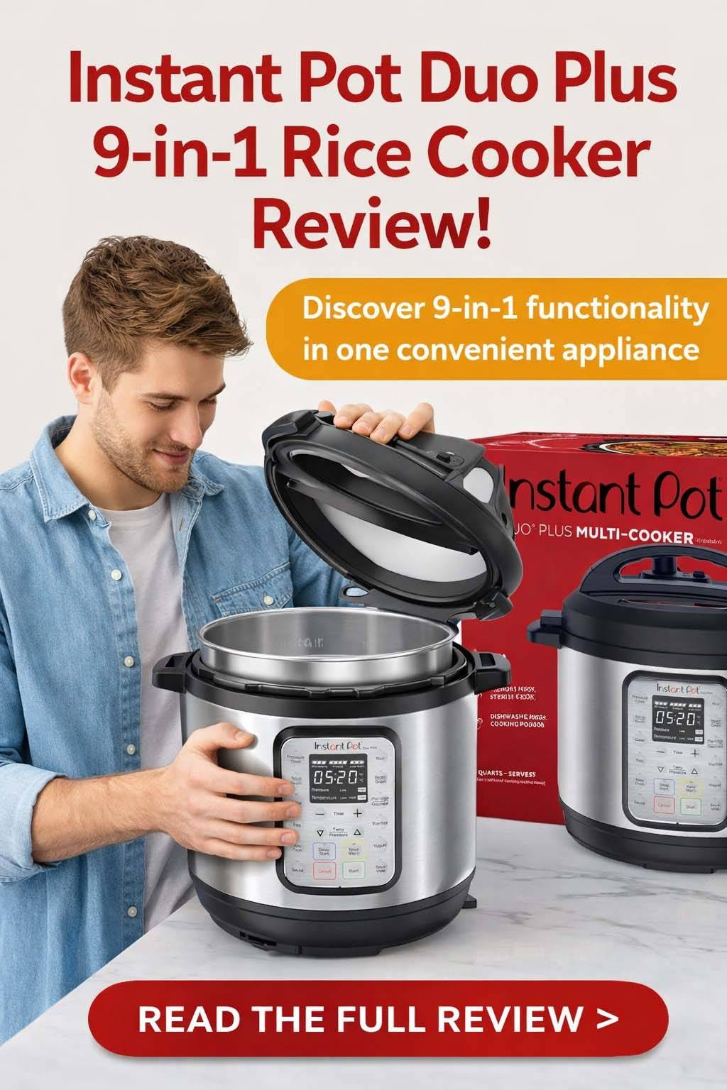 Instant Pot Duo Plus 9-In-1 Rice Cooker Review