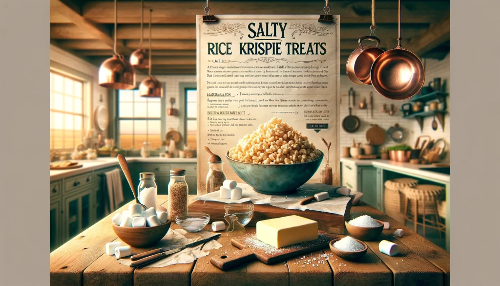 Salty Rice Krispie Treats Recipe