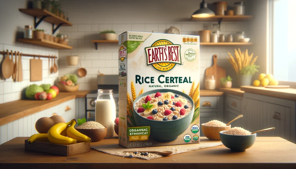 earth's best rices cereal